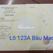 Chính chủ gửi bán lô đất MT Bàu Mạc 8, P Hoà Khánh.Đà Nẵng